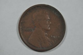 Good To Very Good 1914 - S Lincoln Head Wheat Cent Penny Semi - Key Date