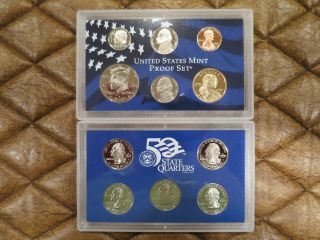 2004 US Proof Set 9 Coin Set with QUARTERS 2