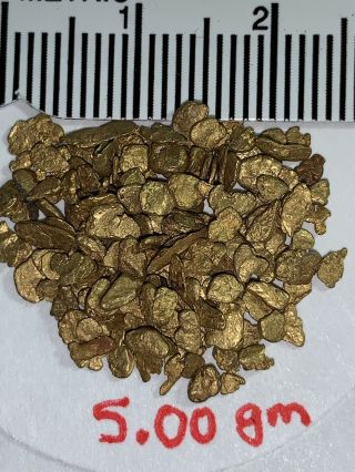 Natural Gold Nuggets From Mine In Colorado Five Grams Special