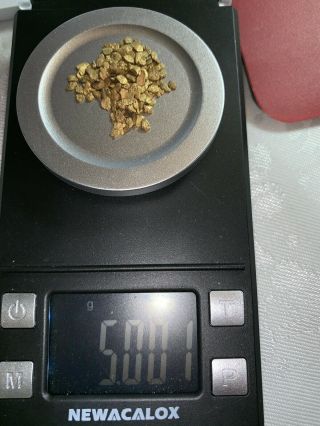NATURAL GOLD NUGGETS FROM MINE IN COLORADO FIVE GRAMS SPECIAL 6