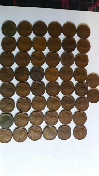 1 Roll Of 1917 Wheat Pennies Has 28 Marks
