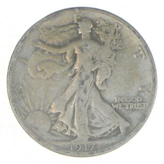 Better Date 1917 Walking Liberty 90 Silver Us Half Dollar 765
