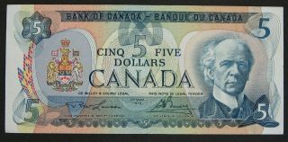 1979 Canada $5 Dollar – Bank Note - Lawson / Bouey