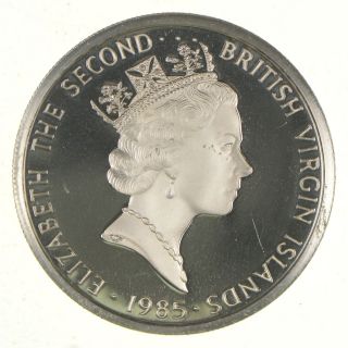 1985 British Virgin Islands 20 Dollars - World Silver Coin - 20g 629