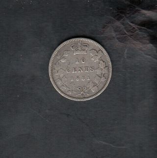 1881 H Canada Nickel 10 Cents