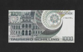 AUNC 1000 schillings 1983 AUSTRIA 2