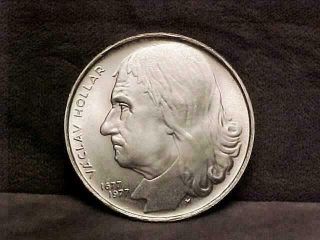 Czechoslovakia 100 Korun Silver Commemorative Coin 1977 Bu