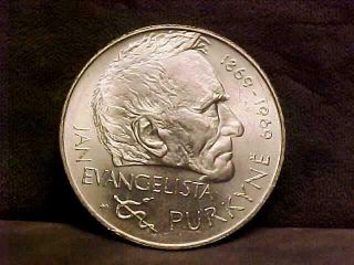 Czechoslovakia 25 Korun Silver Commemorative Coin 1969 Bu