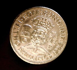 1948 Two Shillings - 1948 - King George Vi British Silver Vg