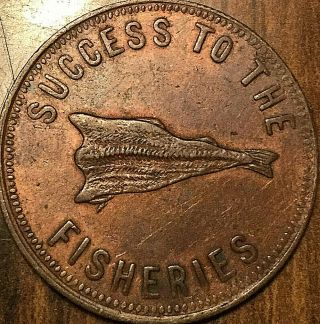 Speed The Plouch Success To The Fisheries Halfpenny Token - Hook Variety