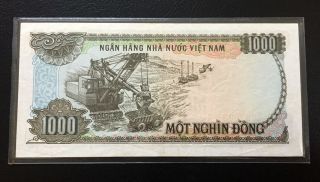 VIETNAM - 1000 DONG 1987 AUNC 2