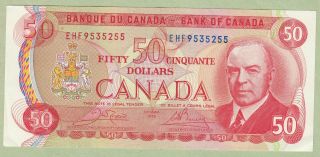 1975 Bank Of Canada 50 Dollars Note - Crow/bouey - Ehf9535255 - Au