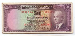 Turkey 50 Kurus 1930,  P - 133