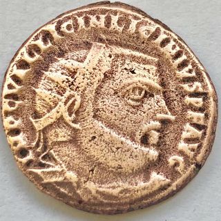 RARE Roman Coins,  Licinius I 308 - 324 AD.  Alexandria.  AE Follis 3,  4gr 3