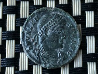 Valens 364 - 378 Ad Ae Follis " Gloria Ro - Manorvm " Siscia Ancient Roman Coin