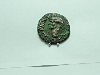 Roman Coin Of Claudius,  Ad41 - 54.  Ae As,  28mm;10.  5g.  Roma.  Fine.  Scarce.