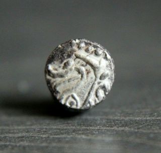 Unresearched Anglo - Saxon Silver Coin With Beast 675 - 750 Ad