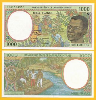 Central African States 1000 Francs Equatorial Guinea (n) P - 502ng 2000 Unc