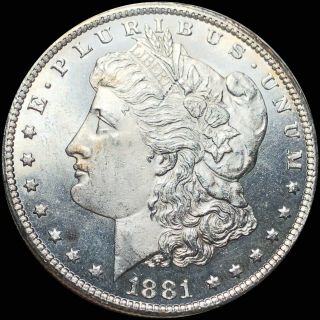 1881 - Cc Morgan Silver Dollar Highly Uncirculated Rare Carson City $1 Collectible