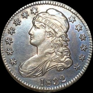 1832 Capped Bust Half Dollar Slider Uncirculated High End Silver Collectibl Coin