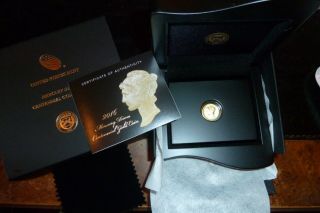 2016 W Mercury Dime Centennial Gold Coin 100th Anniversary Set W/coa 1/10th Oz