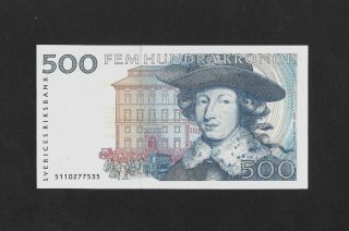 Aunc 500 Kronor 1985 Sweden