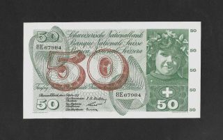 Aunc 50 Franken 1957 Switzerland
