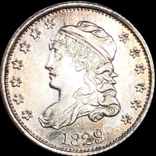 1829 Capped Bust Half Dime Appears Uncirculated High End Philly Silver 5c Coin