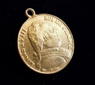 1815 20 Francs - Louis Xviii Gold Coin