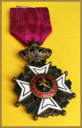 Belgium,  Kingdom Medal/ Knights`order Of Leopold Military/ Civil Division