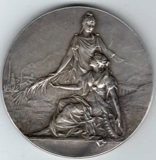 1924 French Medal For Patronal Union Of Optics,  Precision & Related Industries