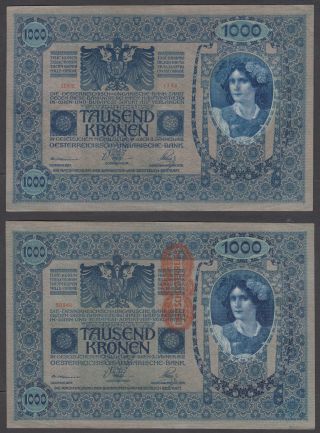 Austria 1000 Kronen 1902 (vf - Xf) Banknote P - 59