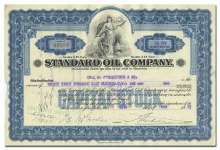 Standard Oil Company (kentucky) Stock Certificate