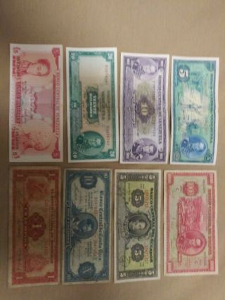 8 Older Notes Venezuela / Latin America
