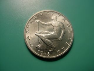 Hungary - Scarce Date - 1948 50 Filler In Uncirculated