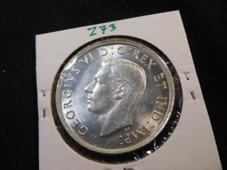 Z73 Canada 1939 Silver Dollar Bu
