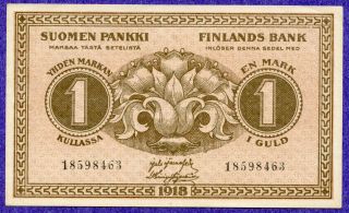 Finland 1 Markka 1918 Xf