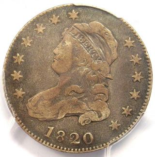 1820 Capped Bust Quarter 25c (small 0) - Pcgs Vf Details - Rare Date Coin