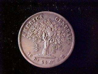 Costa Rica 1/4 Peso 1850 Jb Cleaned