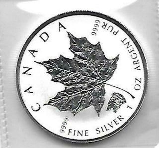 Canada - 2016 Grizzly Bear Privy Maple Leaf 1 Oz Reverse Proof $5 Silver Coin