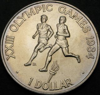 Solomon Islands 1 Dollar 1984 - Olympic Games Runners - Xf - 1586 ¤
