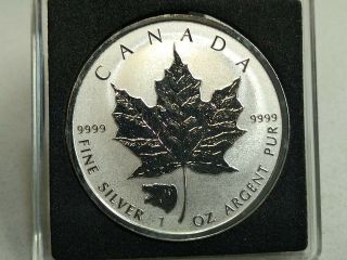 2016 Canada $5 Silver Coin Wolf Privy Mark
