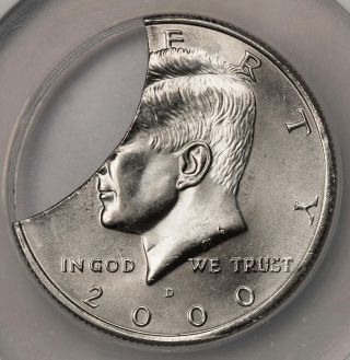 2000 D Ngc Ms63 Huge 30 Clip Planchet Kennedy Half Dollar Error A Wow Coin