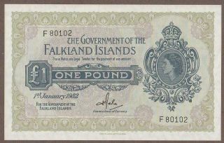 1982 Falkland Islands 1 Pound Note Unc