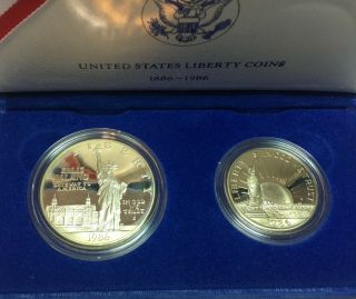 1886 - 1986 U.  S.  Liberty Coins Set " S "