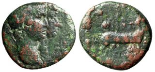 TWO PORTRAITS Claudius & Agrippina Minor Roman Coin Minted Ephesus CERTIFIED 3