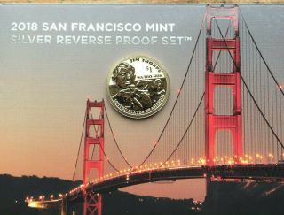2018 S Reverse Native American Sacagawea Gold Dollar $1 US Set Via 18XC 2