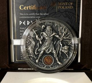Perun Thunder Slavic Gods Niue 2018 2$ 2 Oz Silver Available