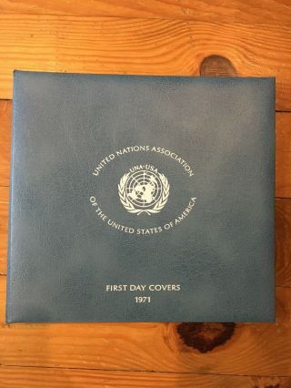 United Nations First Day Covers 1971 Sterling Silver Commemorative Medal Set 5oz