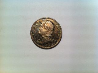 1866 Xxi Papal Lira,  Grade,  Silver,  Italian States,  Pope Pius Ix 1 Lire 487